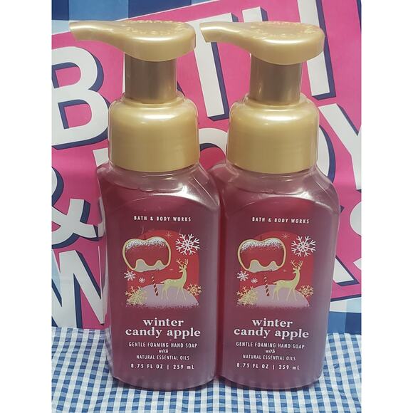 BBW Winter Candy Apple Gentle Foaming Hand Soap 2 Pack - Picture 1 of 2